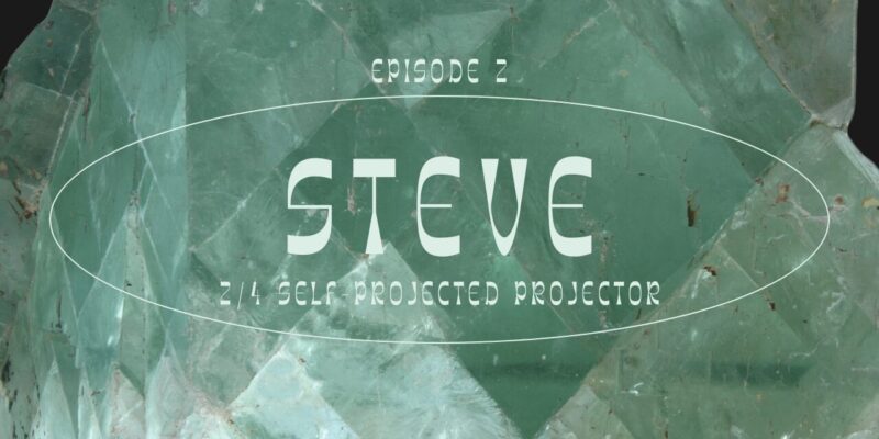 Human Design Projectors Society Podcast Episode 10 Steve 2/4 Self-Projected Projector on a background of a green crystal